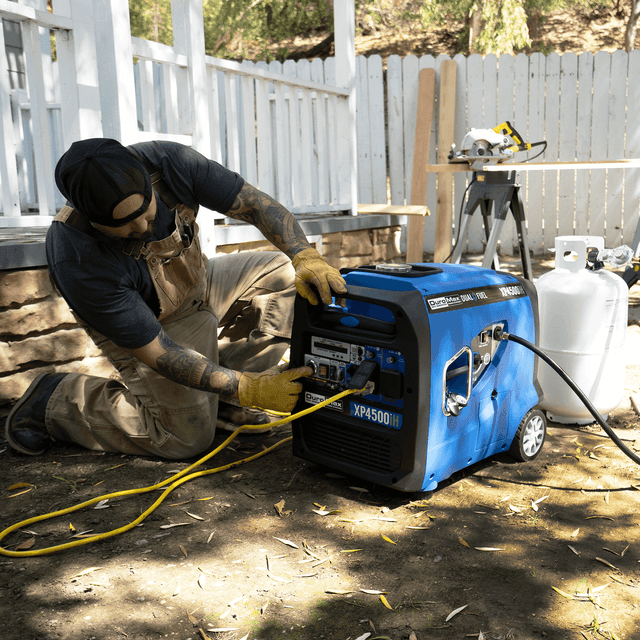 DuroMax 4,500 Watt Portable Dual Fuel Inverter Generator w/ CO Alert - XP4500iH - ShopHubDepot