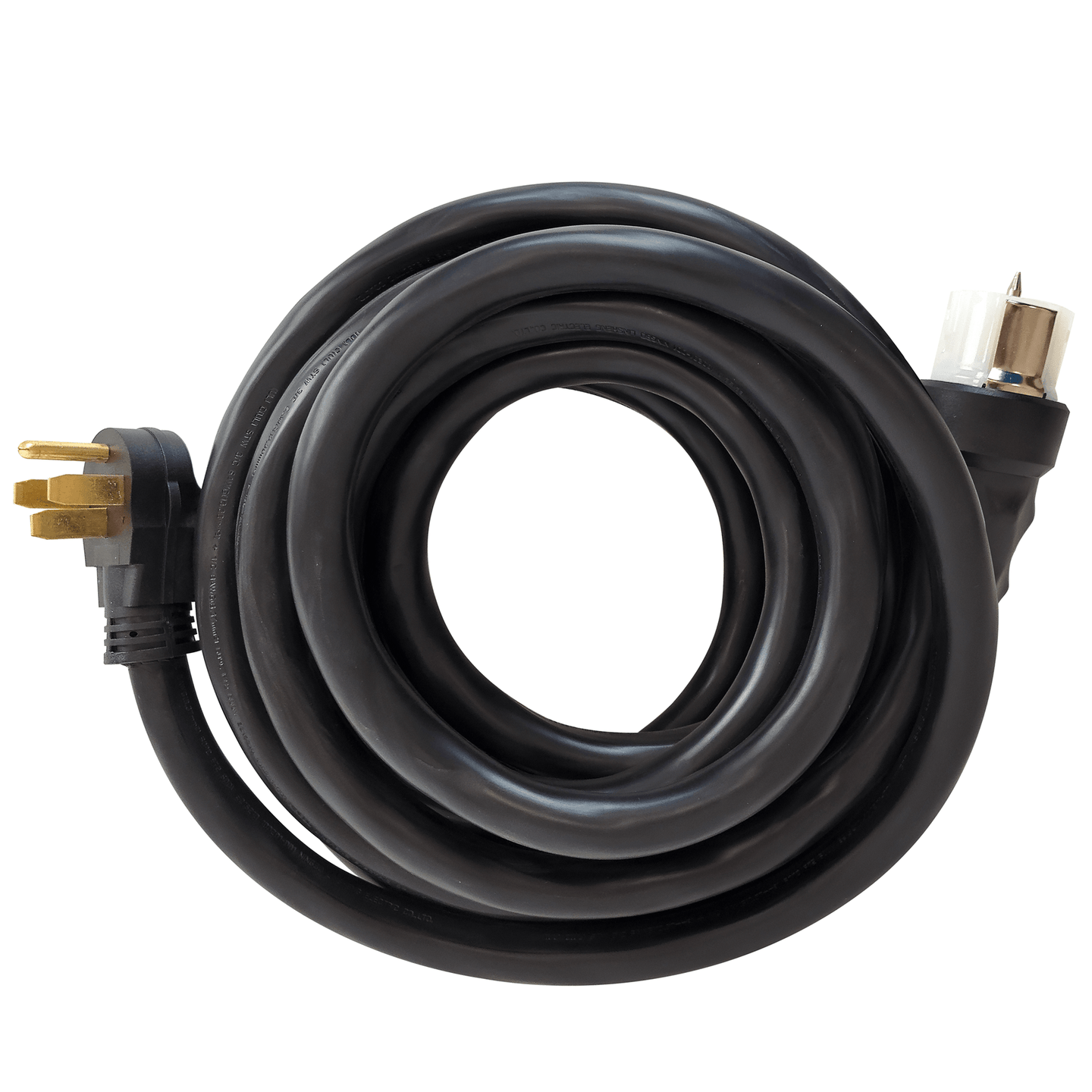 DuroMax XP5025GC 50-Amp 25-Foot 6-Gauge 14-50 CS6364 Heavy Duty Generator Power Cord for Home Power Backup, Black - ShopHubDepot
