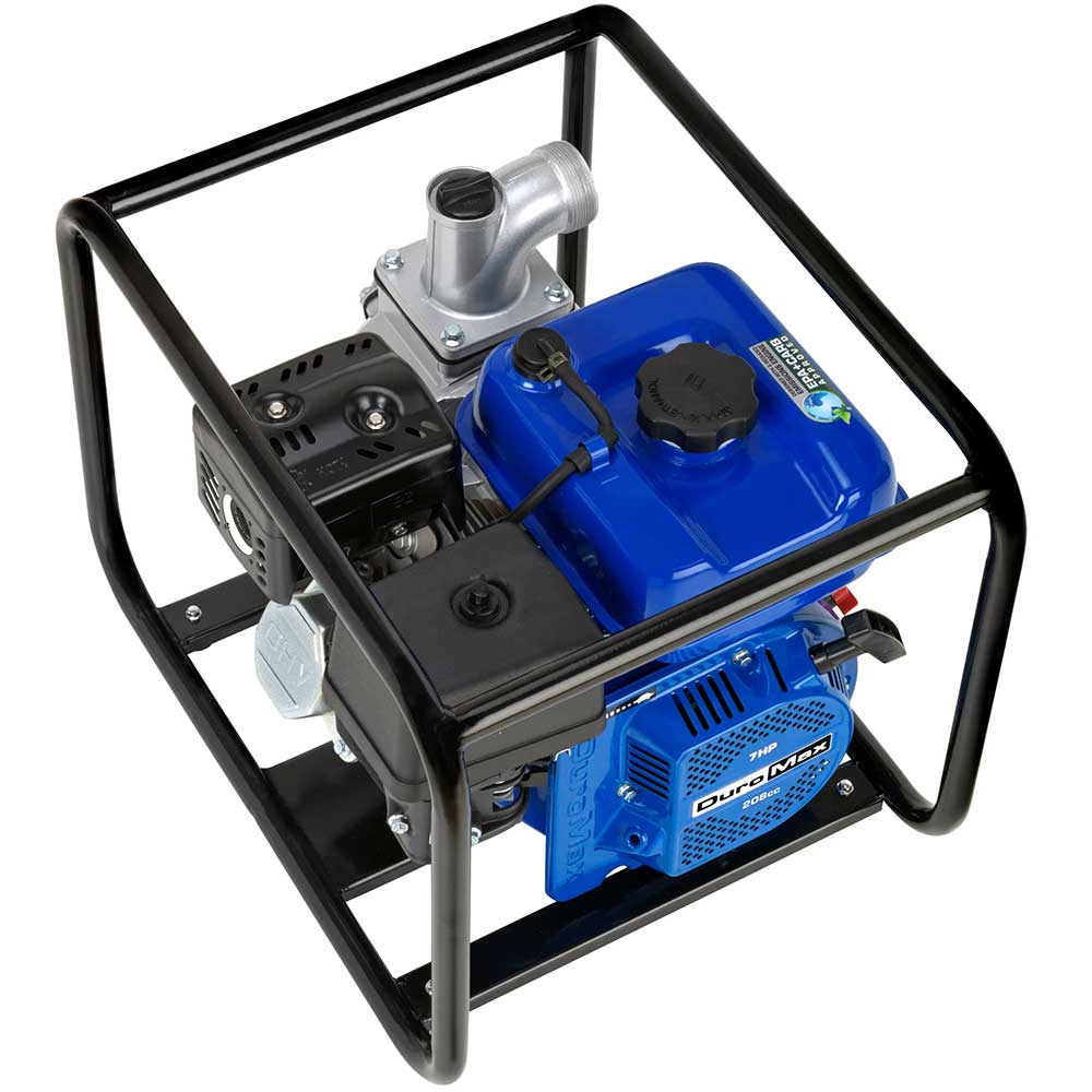 DuroMax XP652WP 208cc 158-Gpm 3600-Rpm 2" Gasoline Engine Portable Water Pump - ShopHubDepot
