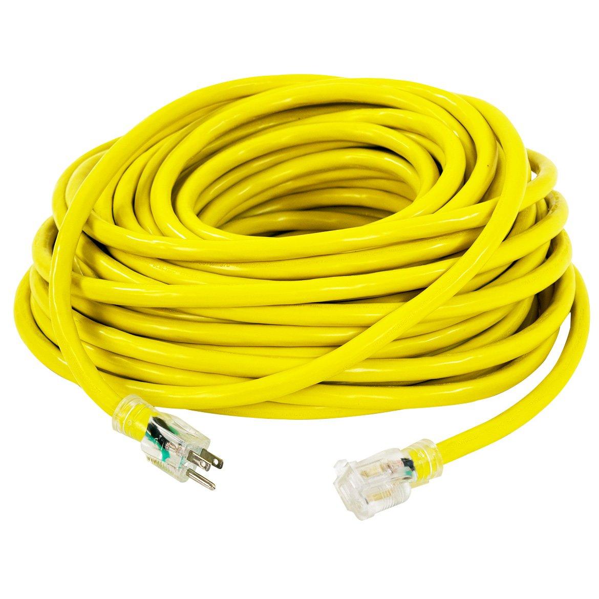 DuroMax XPC12100A 100-Foot 12 Gauge Single Tap Extension Power Cord - ShopHubDepot
