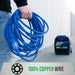 DuroMax XPX12100A Heavy Duty SJEOOW 100-Foot 12 Gauge Blue Single Tap Extension Power Cord - ShopHubDepot