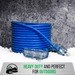 DuroMax XPX10050C Heavy Duty SJEOOW 50-Foot 10 Gauge Blue Triple Tap Extension Power Cord - ShopHubDepot
