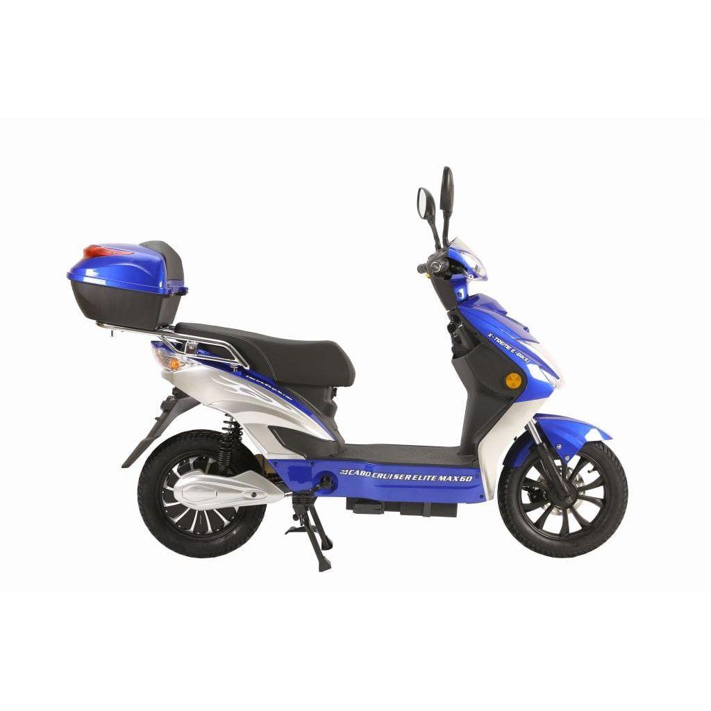 X-Treme Cabo 600W Cruiser Elite Max Moped 60 Volt Electric Scooter - ShopHubDepot