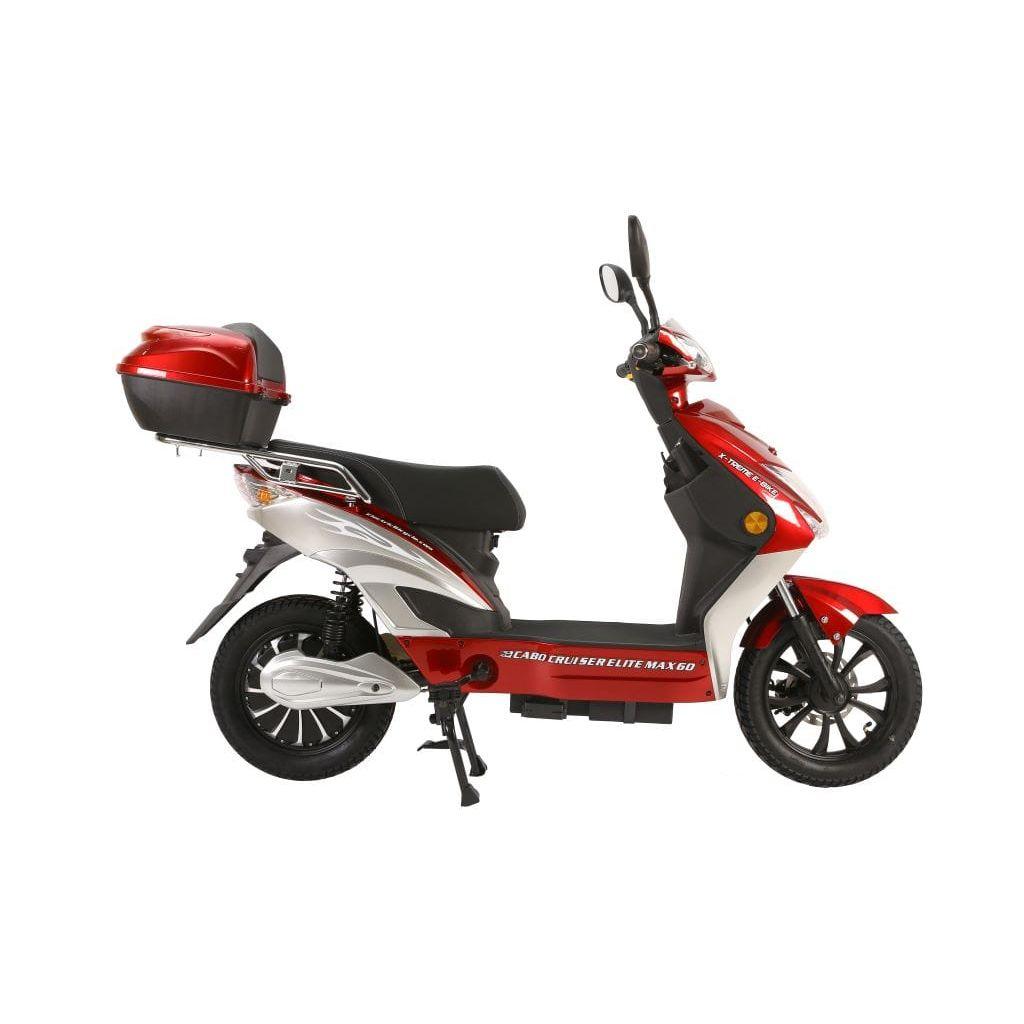 X-Treme Cabo 600W Cruiser Elite Max Moped 60 Volt Electric Scooter - ShopHubDepot