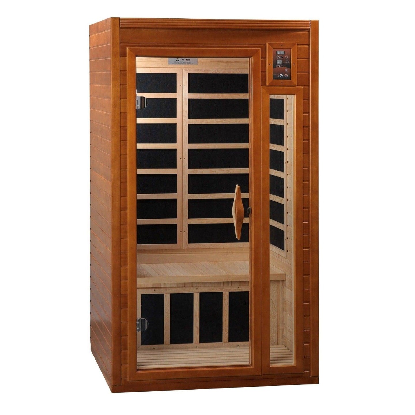 Dynamic Barcelona 1-2 Person Low EMF Infrared Sauna | Relax & Rejuvenate (DYN-6106-01) - ShopHubDepot