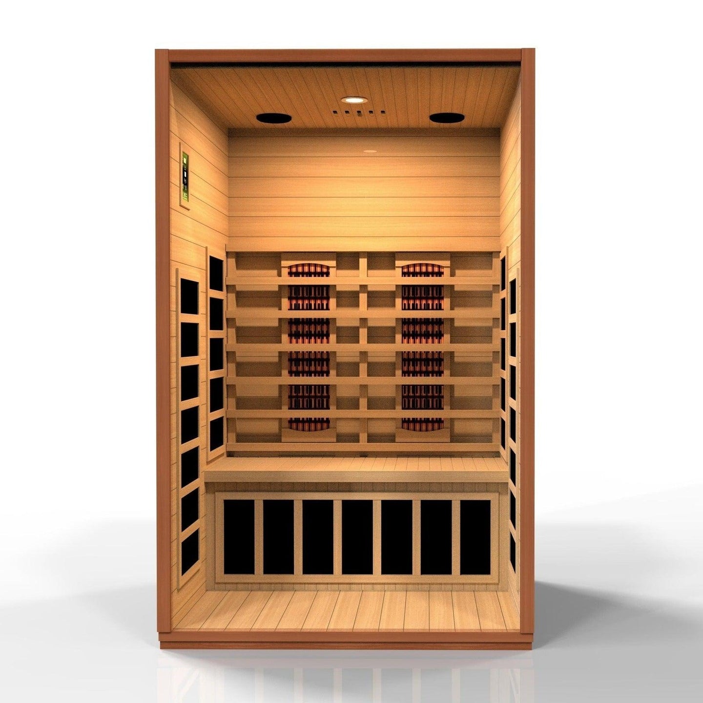 Dynamic Cordoba 2-Person Full Spectrum Near Zero EMF (Under 2MG) Infrared Sauna - ShopHubDepot