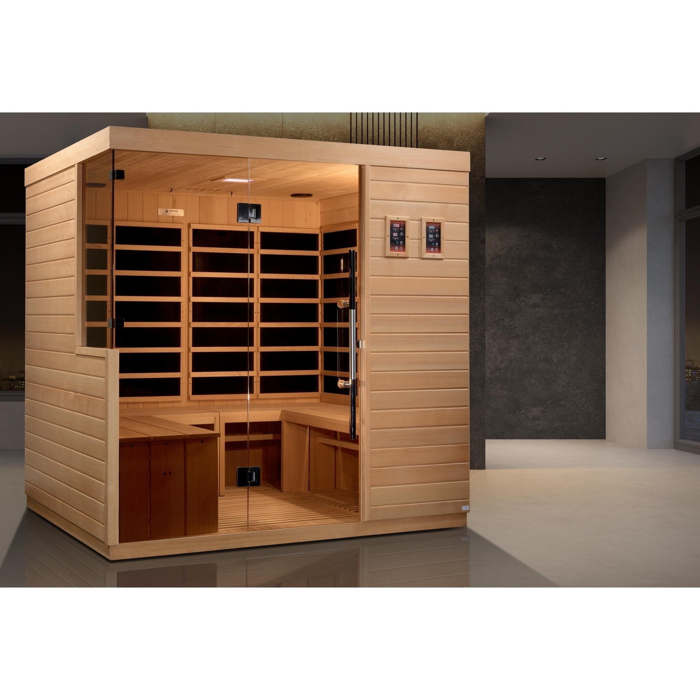 Dynamic La Sagrada 6-person Ultra Low EMF (Under 3MG) FAR Infrared Sauna - ShopHubDepot