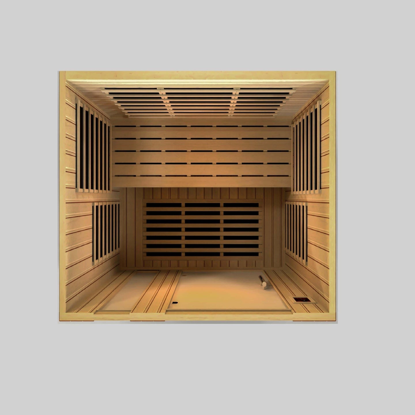 Dynamic Lugano 3-person Ultra Low EMF (Under 3MG) FAR Infrared Sauna - ShopHubDepot