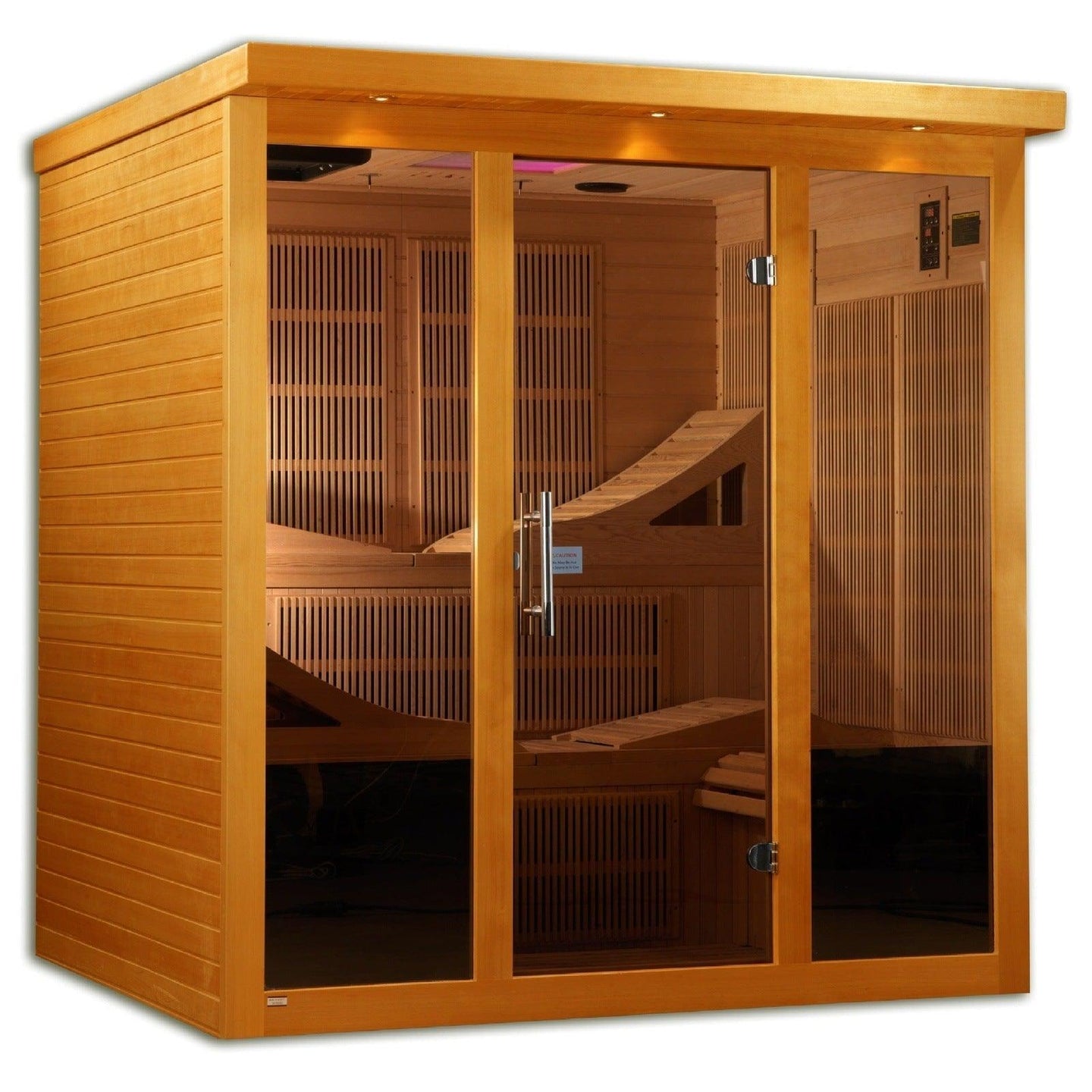 Dynamic Monaco 6-person Ultra Low EMF (Under 3MG) FAR Infrared Sauna - ShopHubDepot