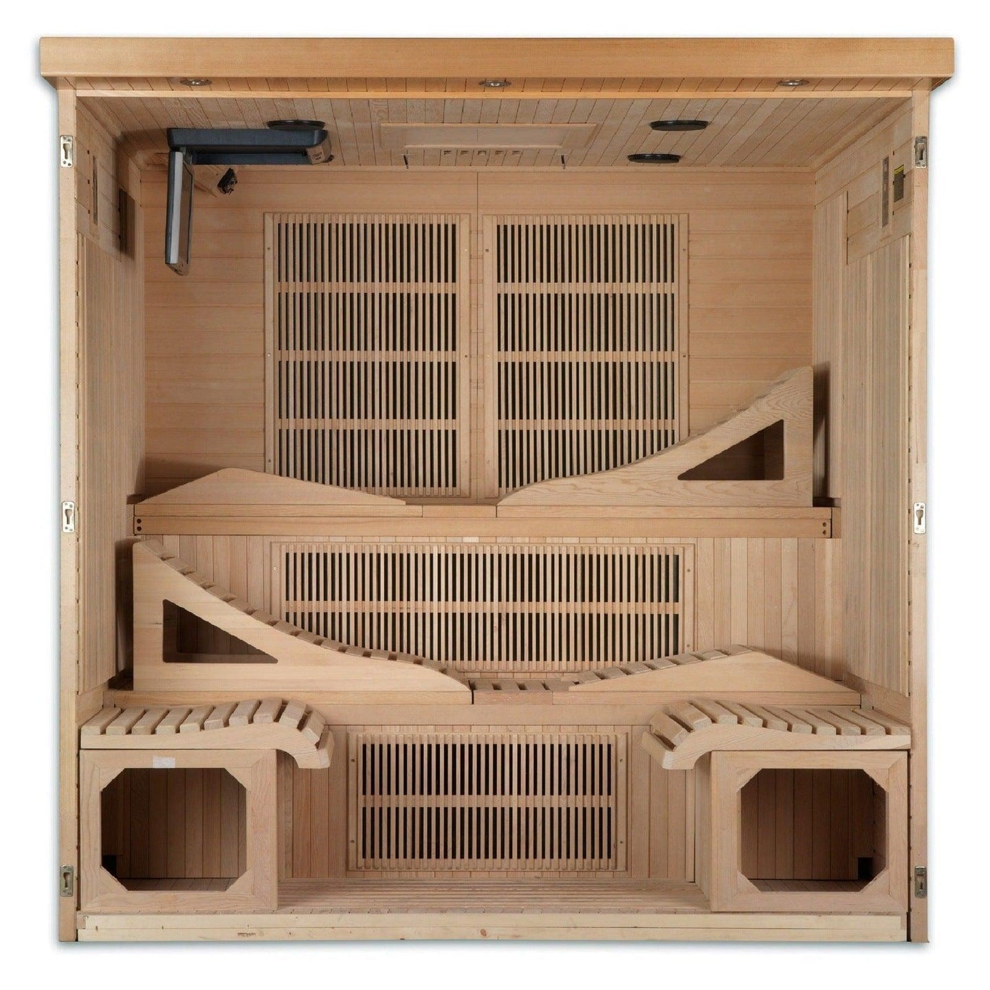 Dynamic Monaco 6-person Ultra Low EMF (Under 3MG) FAR Infrared Sauna - ShopHubDepot