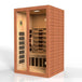 Dynamic Santiago 2-Person Full Spectrum Near Zero EMF (Under 2MG) Infrared Sauna - ShopHubDepot
