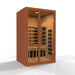 Dynamic Santiago 2-Person Full Spectrum Near Zero EMF (Under 2MG) Infrared Sauna - ShopHubDepot