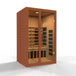 Dynamic Santiago 2-Person Full Spectrum Near Zero EMF (Under 2MG) Infrared Sauna - ShopHubDepot