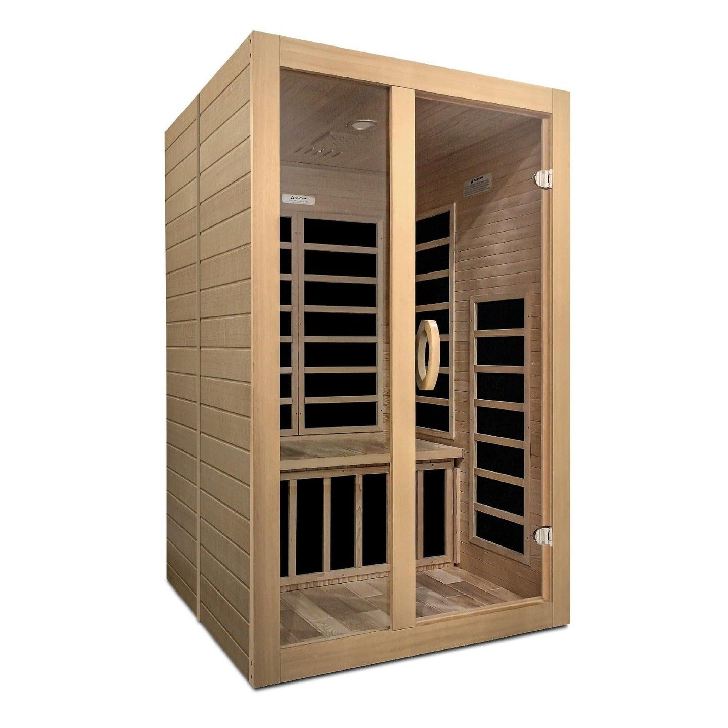 Dynamic Santiago 2-person Low EMF (Under 8MG) FAR Infrared Sauna - ShopHubDepot