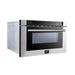 Forno 24" 1.2 cu. ft. Microwave Drawer in Stainless Steel (FMWDR3000-24) - ShopHubDepot