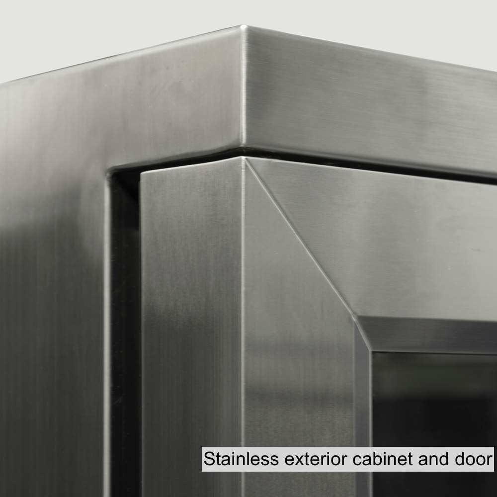 Kings Bottle 53'' Heating Glass 3 Door Large Beverage Refrigerator - KBU328M - ShopHubDepot