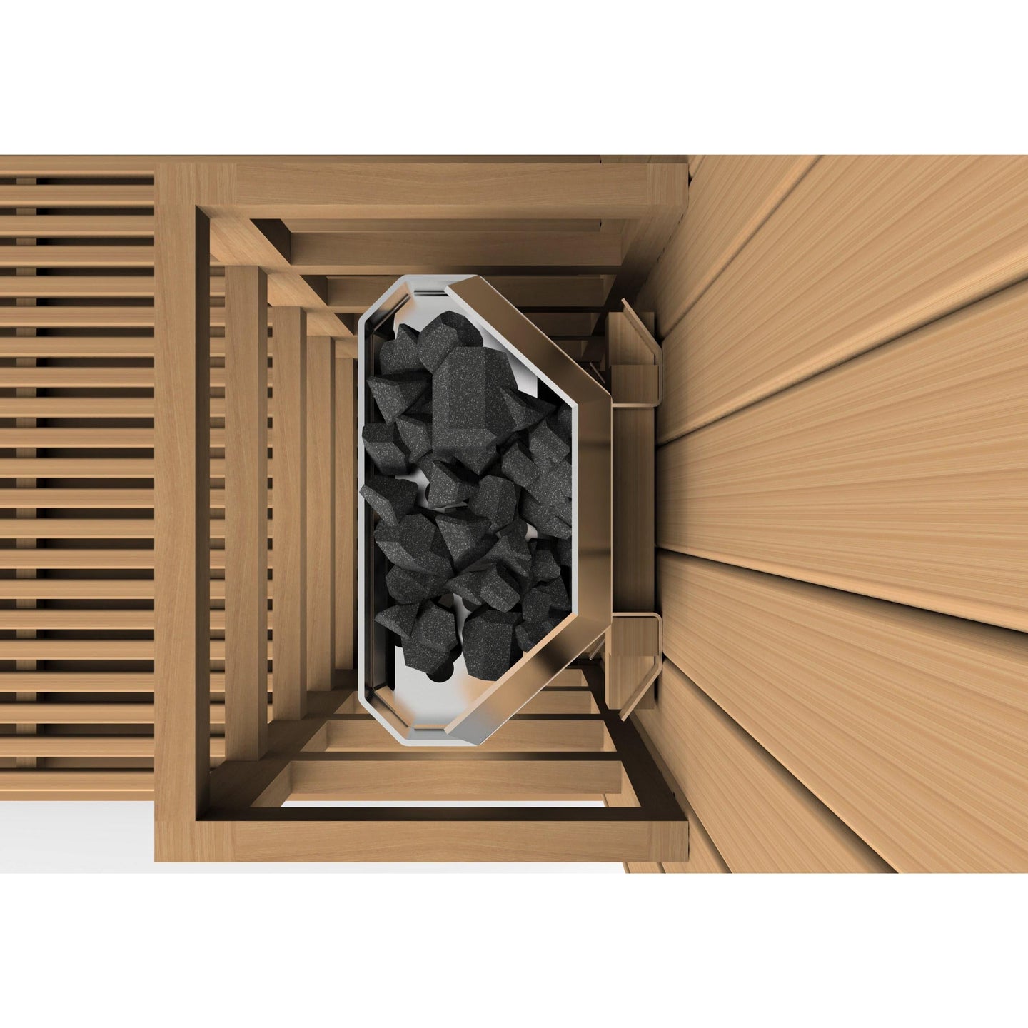 Golden Designs Sundsvall Edition 2 Person Traditional Steam Sauna - Canadian Red Cedar - ShopHubDepot