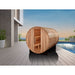 Golden Designs "Klosters" 6 Person Barrel Traditional Sauna - Pacific Cedar - GDI-B006-01 - ShopHubDepot