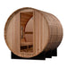 Golden Designs "Zurich" 4 Person Barrel with Bronze Privacy View - Traditional Sauna - Pacific Cedar - ShopHubDepot