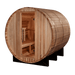 Golden Designs "Arosa" 4 Person Barrel Traditional Sauna - Pacific Cedar - GDI-B004-01 - ShopHubDepot