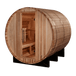 Golden Designs "Arosa" 4 Person Barrel Traditional Sauna - Pacific Cedar - GDI-B004-01 - ShopHubDepot