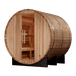 Golden Designs "Arosa" 4 Person Barrel Traditional Sauna - Pacific Cedar - GDI-B004-01 - ShopHubDepot