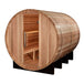 Golden Designs "Klosters" 6 Person Barrel Traditional Sauna - Pacific Cedar - GDI-B006-01 - ShopHubDepot