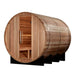 Golden Designs "Klosters" 6 Person Barrel Traditional Sauna - Pacific Cedar - GDI-B006-01 - ShopHubDepot