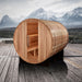Golden Designs "Klosters" 6 Person Barrel Traditional Sauna - Pacific Cedar - GDI-B006-01 - ShopHubDepot