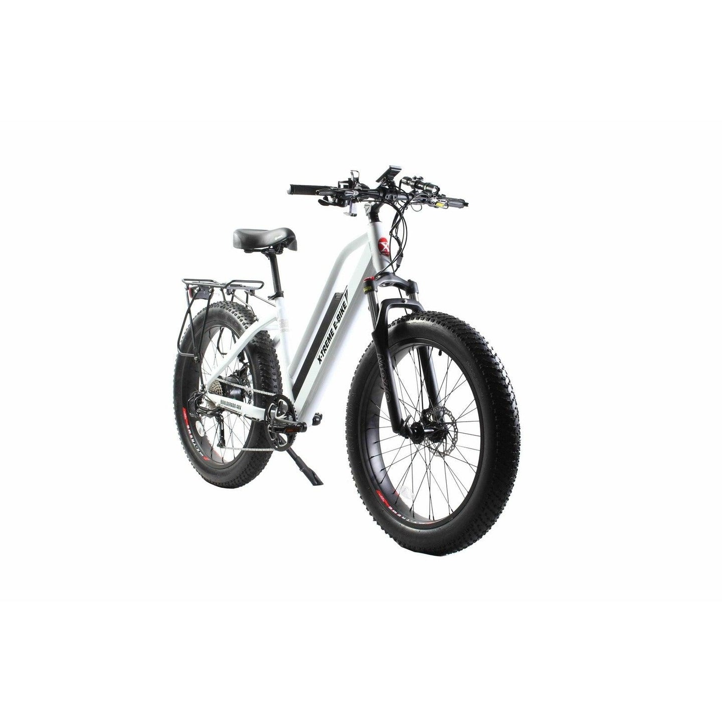 X-Treme Boulderado 48 Volt 10.4 Amp or 17 Amp Fat Tire Step-Through Electric Mountain Bicycle - ShopHubDepot