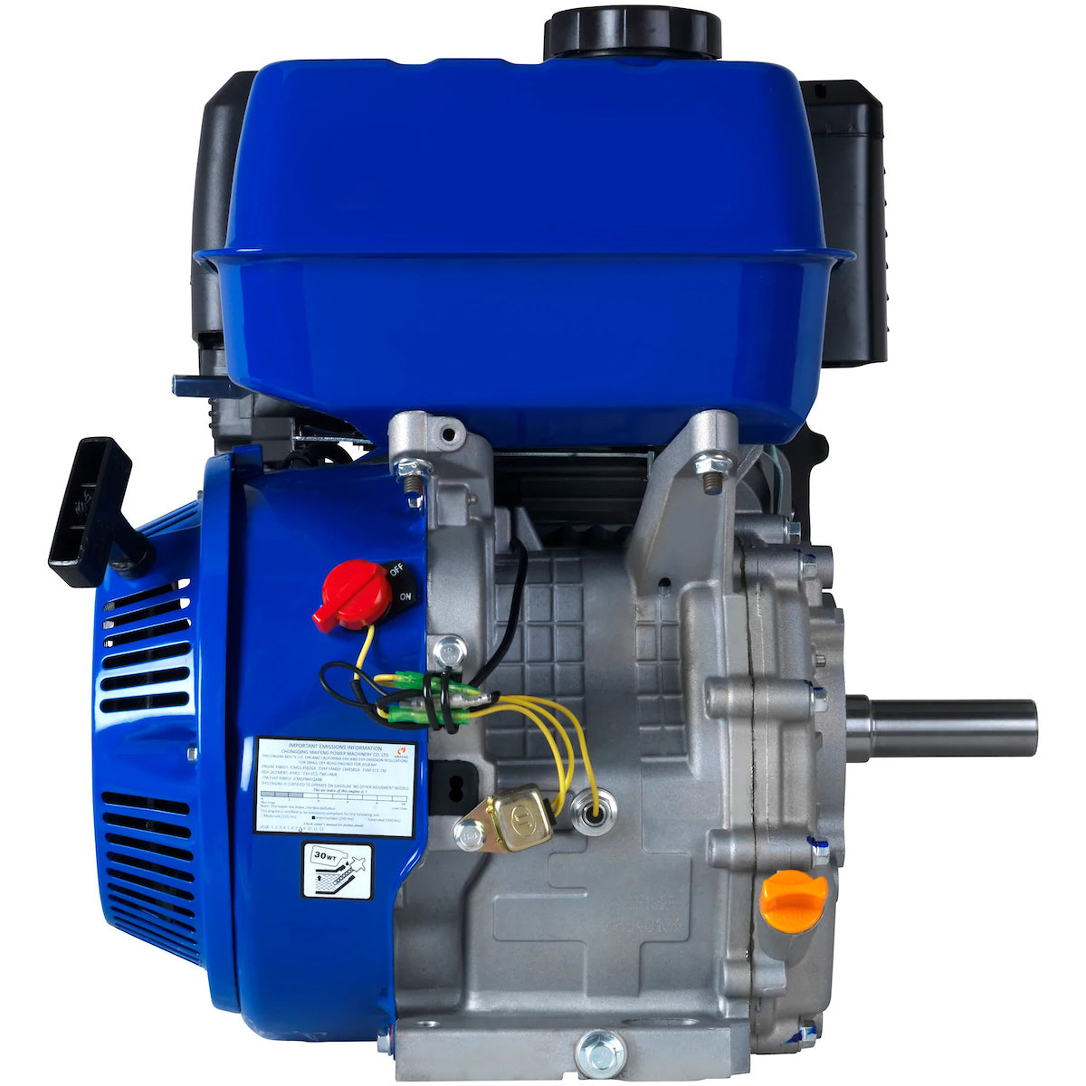DuroMax XP16HP 420cc 1" Shaft Recoil Start Horizontal Gas Powered Engine - ShopHubDepot