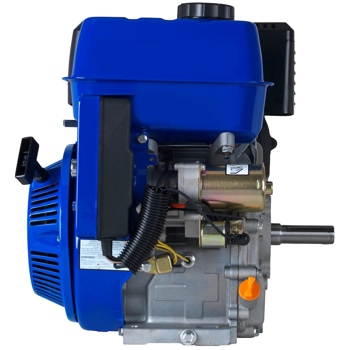 DuroMax XP16HPE 420cc 1" Recoil/Electric Start Horizontal Gas Powered Engine - ShopHubDepot