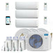 MRCOOL DIY Mini Split - 36,000 BTU 3 Zone Ductless Air Conditioner and Heat Pump with 25 ft. Install Kit, DIYM336HPW02C28 - ShopHubDepot