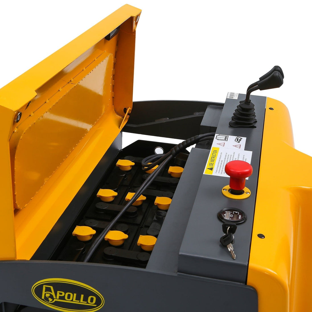 Apollolift Counterbalanced Electric Stacker 3300lbs 177" High - A-3032 - ShopHubDepot