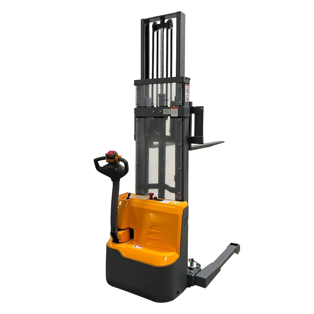 Apollolift Forklift Lithium Battery Full Electric Walkie Stacker 2640lbs Cap. Straddle Legs. 118" lifting A-3035 - ShopHubDepot