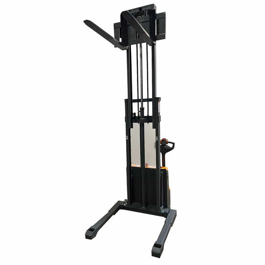 Apollolift Forklift Lithium Battery Full Electric Walkie Stacker 2640lbs Cap. Straddle Legs. 118" lifting A-3035 - ShopHubDepot