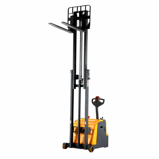 Apollolift Counterbalanced Electric Stacker 1200lbs 118" High - ShopHubDepot