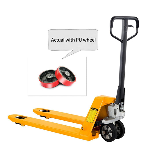 Apollolift High Quality Manual Hydraulic Pallet Jack 6600 lbs 48" x27"Fork A-1031 - ShopHubDepot