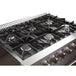 Forno 36″ Galiano Gas Burner / Electric Oven in Stainless Steel 6 Italian Burners, FFSGS6156-36