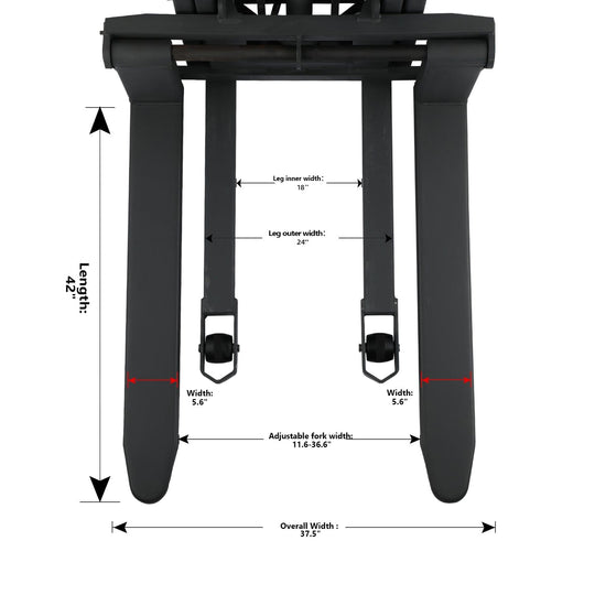 Apollolift Power Lift Fixed Stacker  3300lbs 118"Lifting - ShopHubDepot