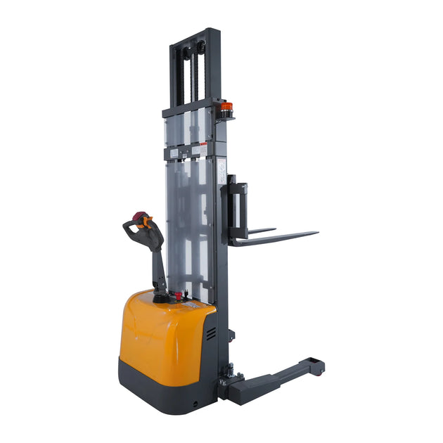 Apollolift Powered Forklift Full Electric Walkie Stacker 3300lbs Cap. Straddle Legs.98" lifting Local Pick-Up A-3050 - ShopHubDepot
