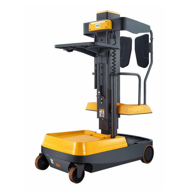 Apollolift Fully Electric Mini Order Picker With Load Tray 200lbs. Capacity - A-5001 - ShopHubDepot
