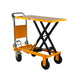 Apollolift Single Scissor Lift Table 440 lbs. 39.4 " lifting height with durable big rubber load wheel - A-2013 - ShopHubDepot