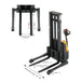 Apollolift Powered Forklift Full Electric Walkie Stacker 2640lbs Cap. Straddle Legs. 118" lifting A-3042 - ShopHubDepot