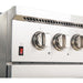 Forno 48 Inch Galiano Gas Burner and Electric Oven Range in Stainless Steel with 8 Italian Burners, FFSGS6156-48