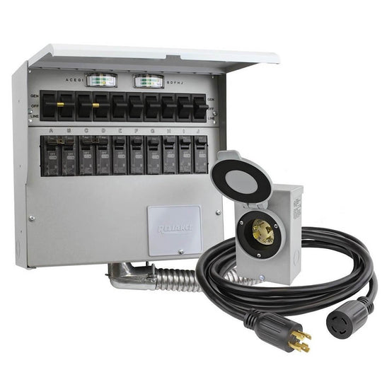 Reliance 310CRK 120/240-Volt 30-Amp 10-Circuit Pro/Tran 2 Transfer Switches - ShopHubDepot