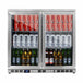 Kings Bottle 36'' Heating Glass 2 Door Built In Beverage Fridge - KBU56M - ShopHubDepot