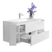 Ancerre Gwyneth Bathroom Vanity with Solid Surface Top Cabinet Set Collection - ShopHubDepot