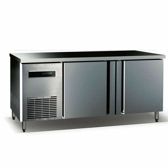 Kings Bottle 59" Two Stainless Steel Door Back Bar Cooler-On Sale - KBU380SD - ShopHubDepot