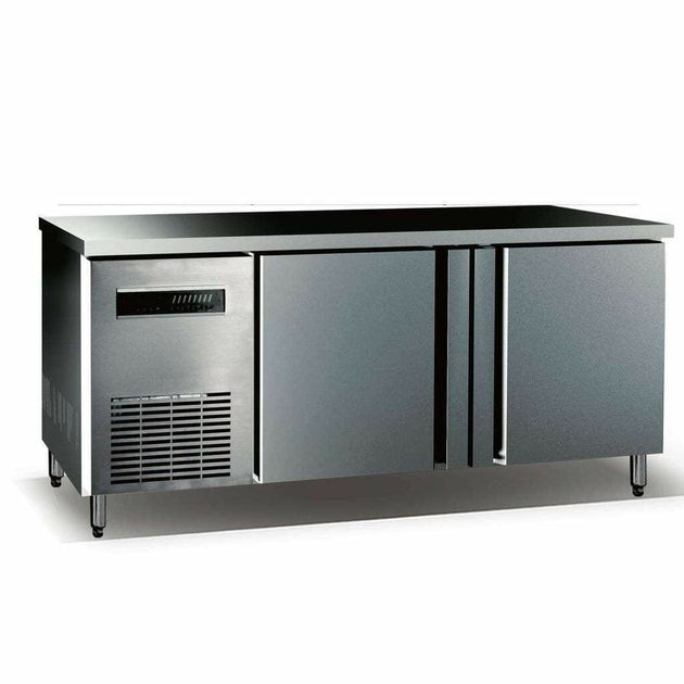 Kings Bottle 59" Two Stainless Steel Door Back Bar Cooler-On Sale - KBU380SD - ShopHubDepot